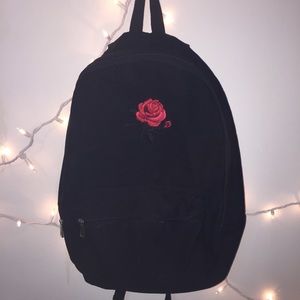 One of a kind rose backpack